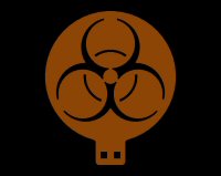 10" Biohazard Bolted Target - AR500