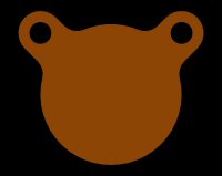 4" Hanging Gong - AR500